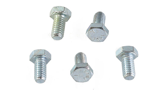 HARLEY Hex Cap Bolts Zinc 5/16 inch X 5/8 inch Fits 0-  All, models