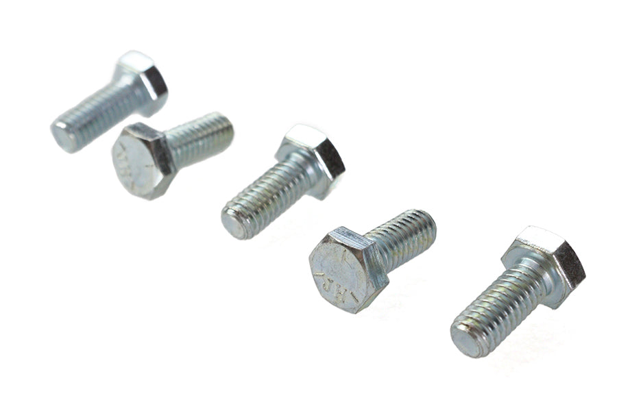 HARLEY Hex Cap Bolts Zinc 5/16 inch-18 x 3/4 inch Fits 0-  All, models