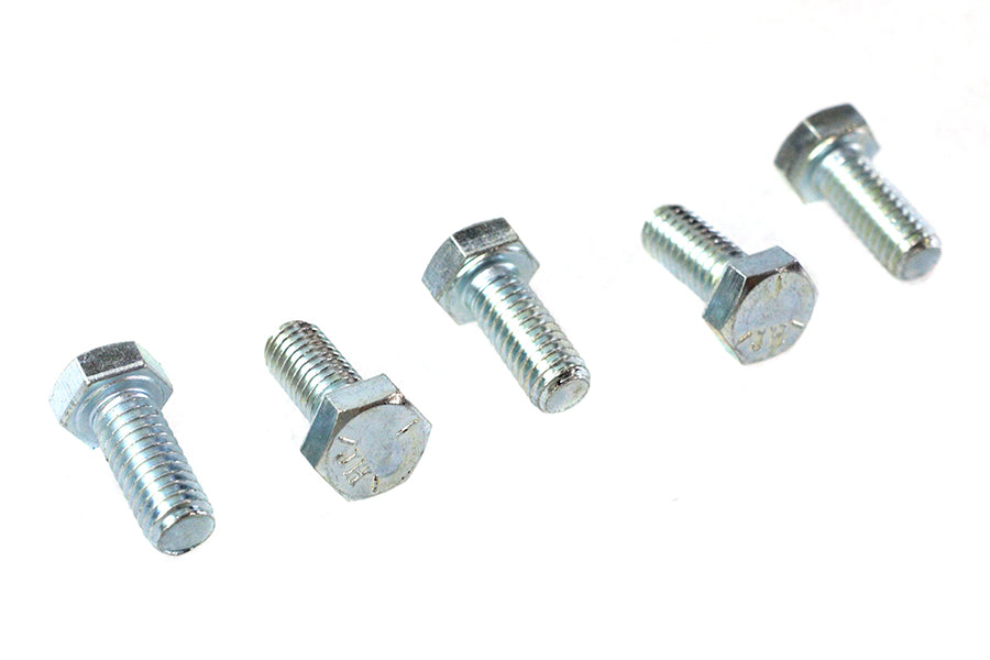 HARLEY Hex Cap Bolts Zinc 5/16 inch-18 x 3/4 inch Fits 0-  All, models
