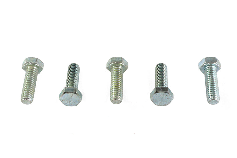HARLEY Hex Cap Bolts Zinc 5/16 inch X 1 inch Fits 0-  All, models