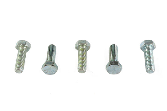 HARLEY Hex Cap Bolts Zinc 5/16 inch X 1 inch Fits 0-  All, models