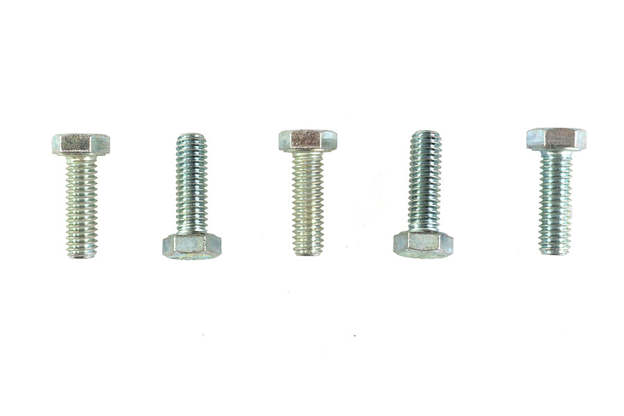 HARLEY Hex Cap Bolts Zinc 5/16 inch X 1 inch Fits 0-  All, models