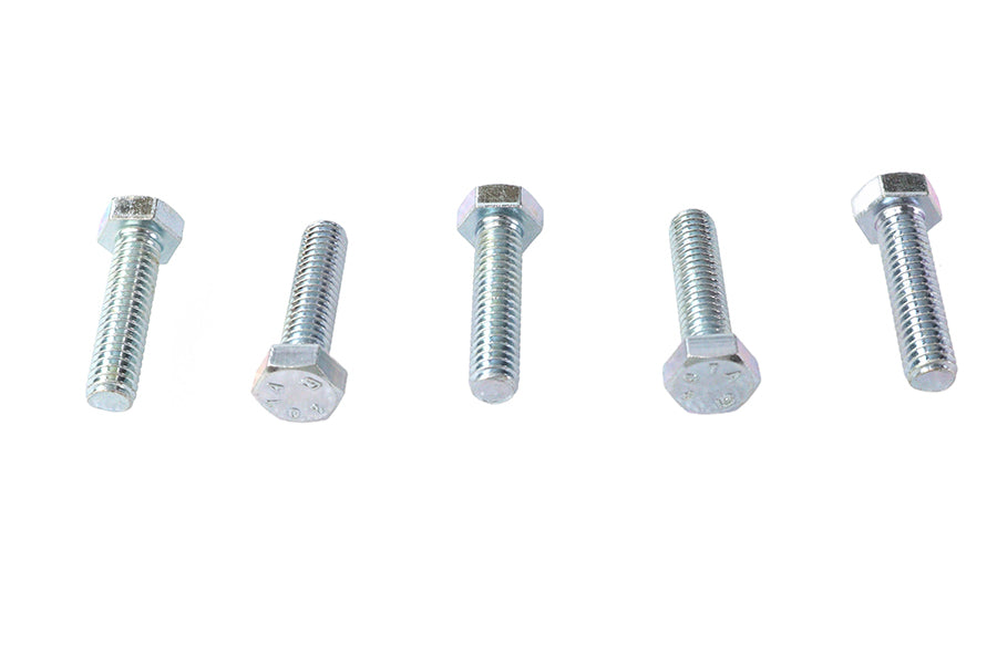 HARLEY Hex Cap Bolts Zinc 5/16 inch X 1-1/4 inch Fits 0-  All, models