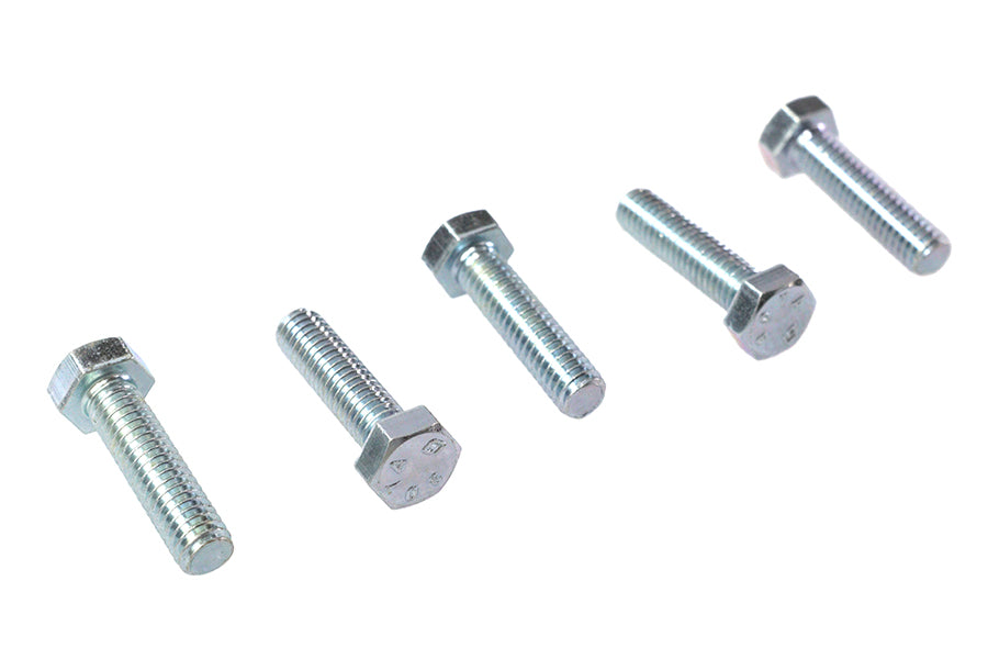 HARLEY Hex Cap Bolts Zinc 5/16 inch X 1-1/4 inch Fits 0-  All, models