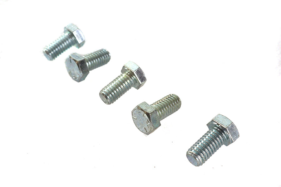 HARLEY Hex Cap Bolts Zinc 3/8 inch X 3/4 inch Fits 0-  All, models