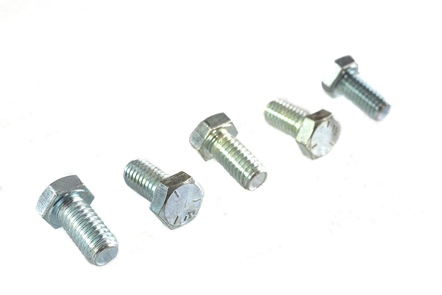 HARLEY Hex Cap Bolts Zinc 3/8 inch X 3/4 inch Fits 0-  All, models