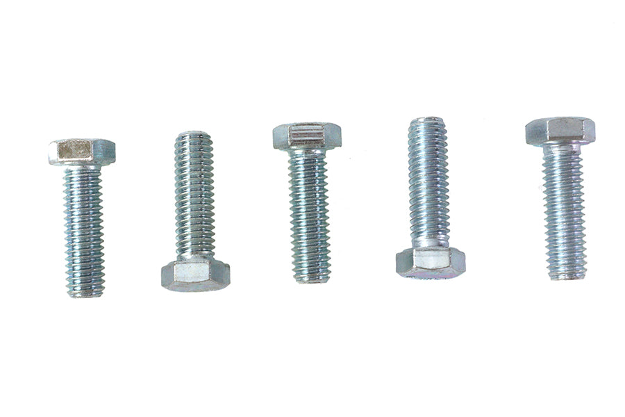 HARLEY Hex Cap Bolts Zinc 3/8 inch x 1-1/4 inch Fits 0-  All, models
