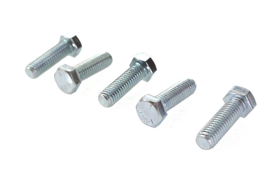 HARLEY Hex Cap Bolts Zinc 3/8 inch x 1-1/4 inch Fits 0-  All, models