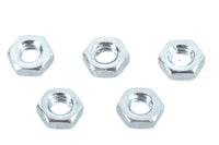 HARLEY Zinc Plated 1/4 inch-20 Hex Jam Nuts fits 0-  All,