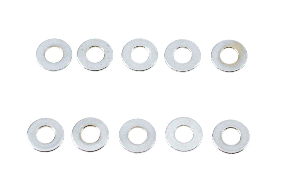 HARLEY Chrome Flat Washers 5/16 inch X 5/8 inch Fits 0-  All, models