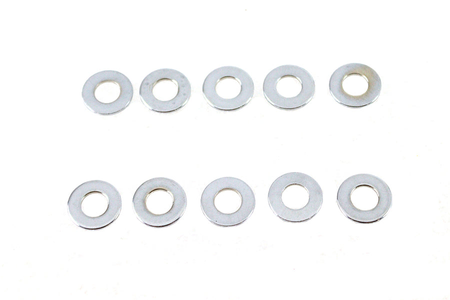 HARLEY Chrome Flat Washers 5/16 inch X 5/8 inch Fits 0-  All, models