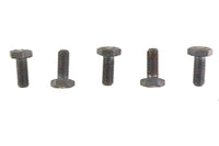 HARLEY Black Hex Cap Bolts 1/4 inch-20 x 3/8 inch Fits 0-  All, models