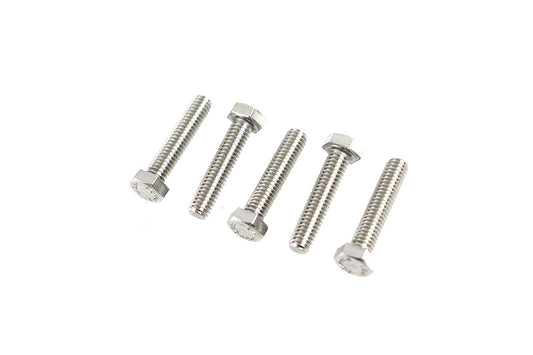 HARLEY Zinc Hex Cap Bolts 1/4 inch-20 x 7/8 inch fits 0-  All,