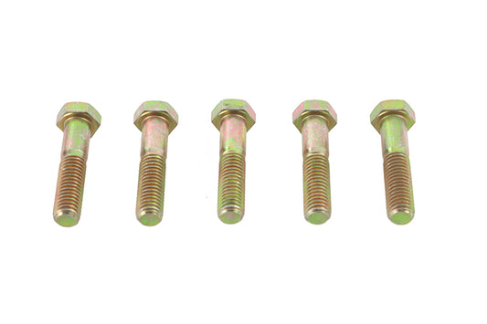 HARLEY Zinc Hex Cap Bolts 1/4 inch-20 x 2-1/2 inch fits 0-  All,