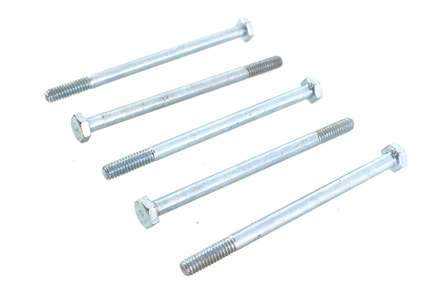 HARLEY Zink-Sechskantschrauben 1/4 Zoll-20 x 4 Zoll Passend für 0- Alle, Modelle