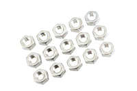 HARLEY 5/16 inch-24 Motor Case Stud Nut Set Cadmium Fits 1936-1937 EL,