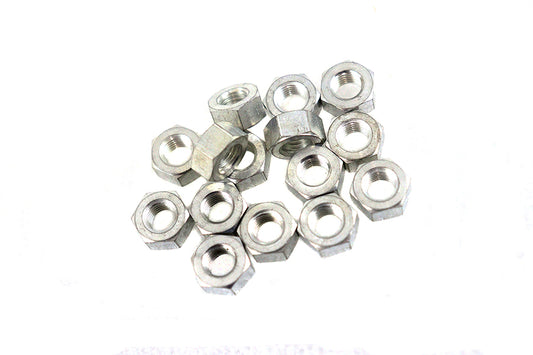 HARLEY 5/16 inch-24 Motor Case Stud Nut Set Cadmium Fits 1936-1937 EL,