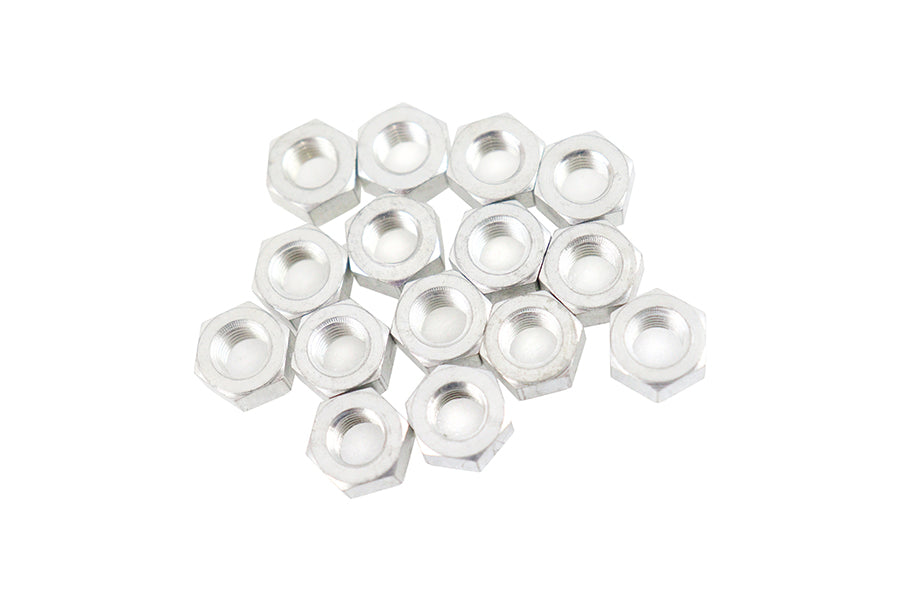 HARLEY 5/16 inch-24 Motor Case Stud Nut Set Cadmium Fits 1936-1937 EL,