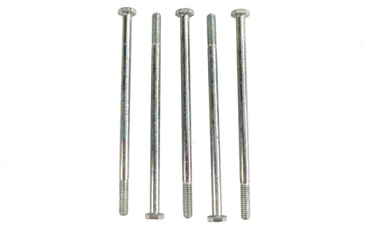 HARLEY Zinc Hex Cap Bolts 1/4 inch-20 x 5-1/4 inch Fits 0-  All, models