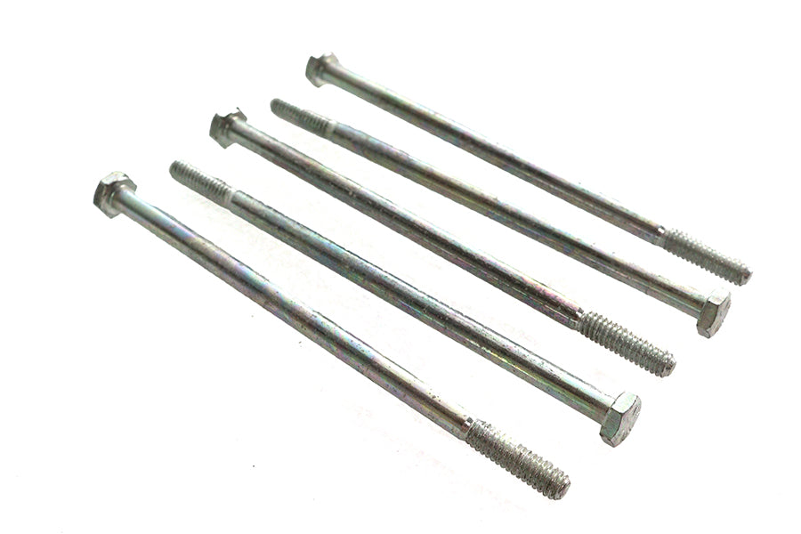 HARLEY Zinc Hex Cap Bolts 1/4 inch-20 x 5-1/4 inch Fits 0-  All, models