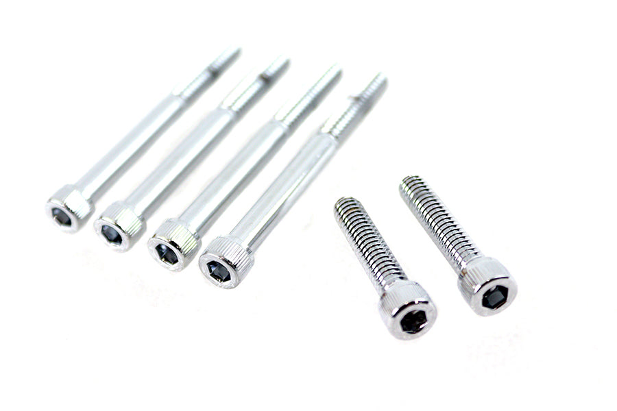 HARLEY Oil Pump Mount Set Allen Chrome Fits 1977-1992 XL,   1978-1991 Big Twin, except Dyna models 1
