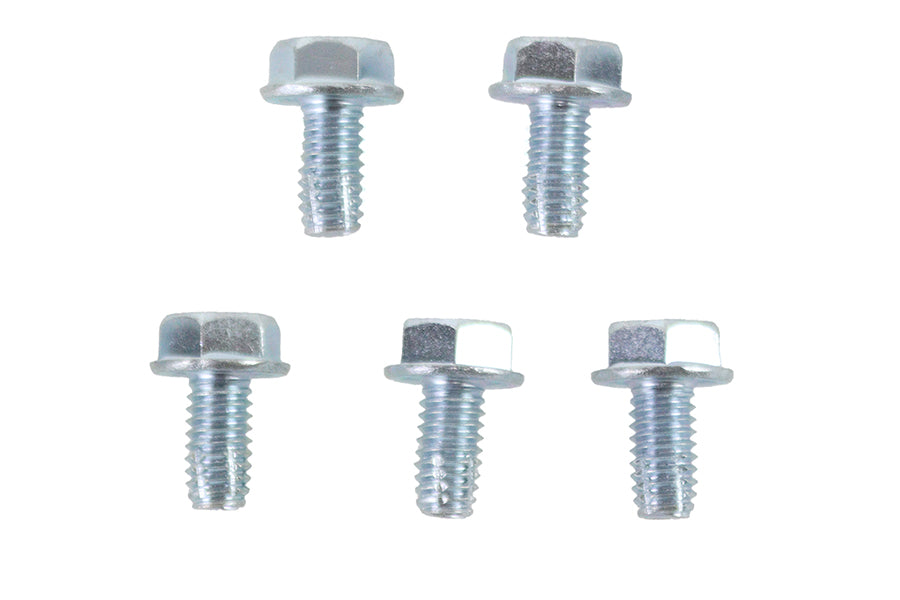 HARLEY Hex Flange Screws 5/16 inch-18 x 5/8 inch Zinc Fits 0-  All, models