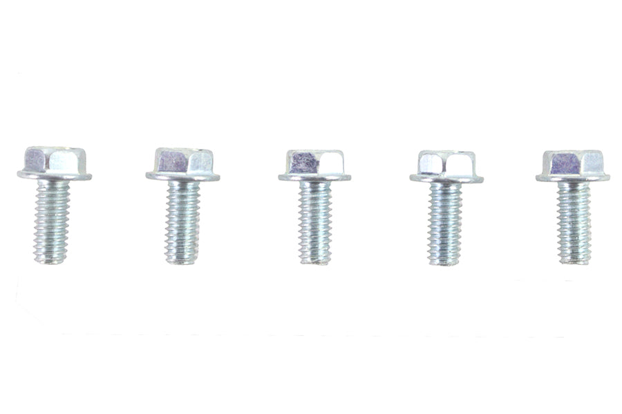 HARLEY Zinc Hex Flange Screws 5/16 inch-18 x 5/8 inch fits 0-  All,