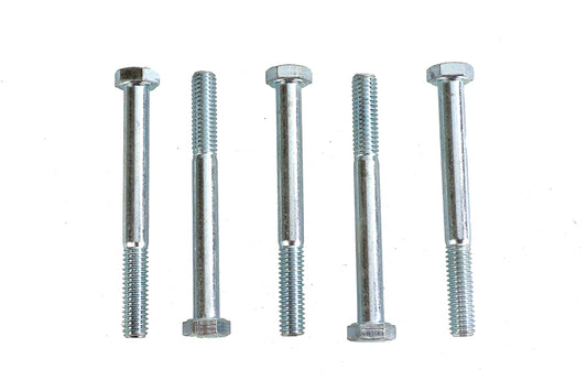 HARLEY Zinc Hex Cap Bolts 5/16 inch-18 x 3 inch Fits 0-  All, models