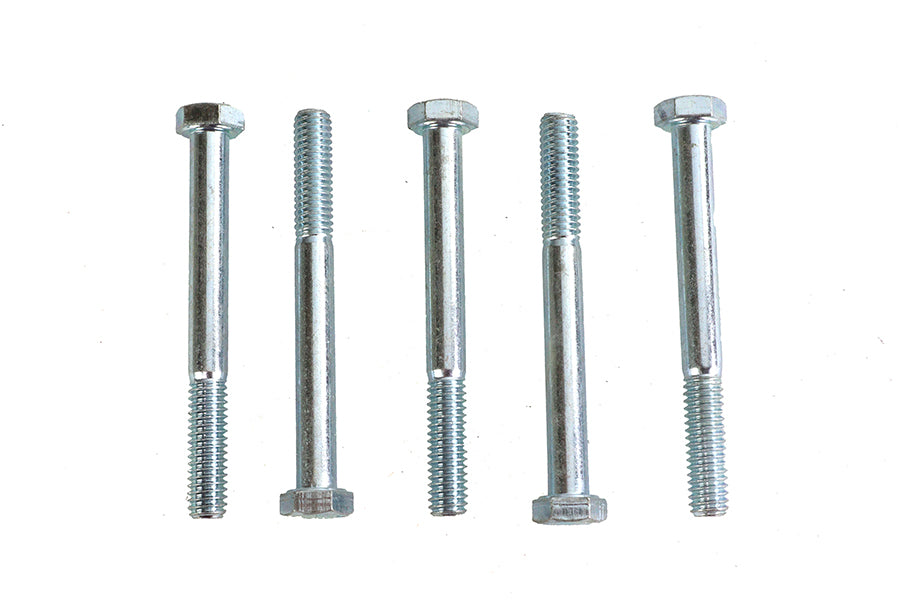 HARLEY Zinc Hex Cap Bolts 5/16 inch-18 x 3 inch Fits 0-  All, models