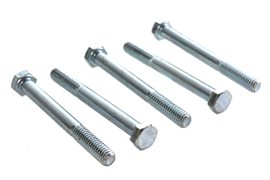 HARLEY Zinc Hex Cap Bolts 5/16 inch-18 x 3 inch Fits 0-  All, models
