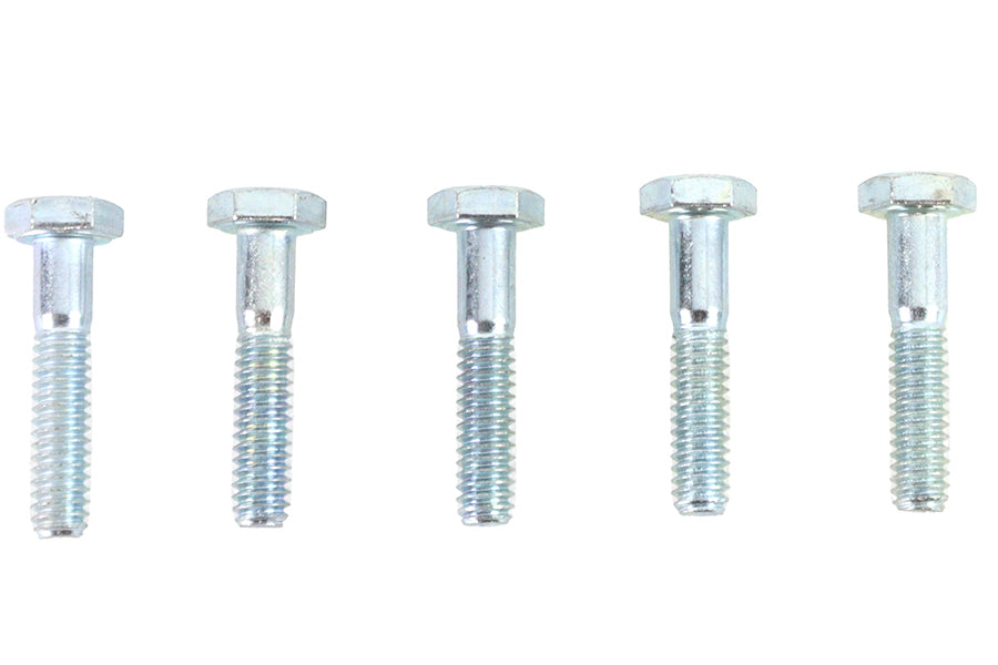 HARLEY Zinc Hex Cap Bolts 7/16 inch-14 x 1 inch fits 0-  All,