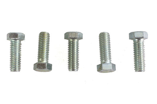 HARLEY Zinc Hex Cap Bolts 7/16 inch-14 x 1-1/4 inch Fits 0-  All, models