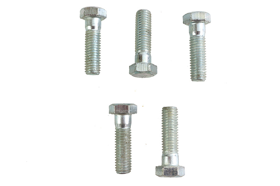 HARLEY Zinc Hex Cap Bolts 1/2 inch-13 x 2 inch Fits 0-  All, models