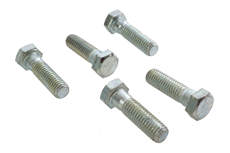 HARLEY Zinc Hex Cap Bolts 1/2 inch-13 x 2 inch Fits 0-  All, models