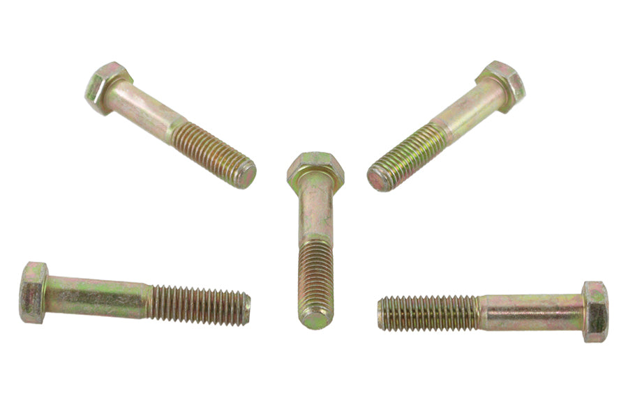 HARLEY Zinc Hex Cap Bolts 1/2 inch-13 x 2-3/4 inch fits 0-  All,