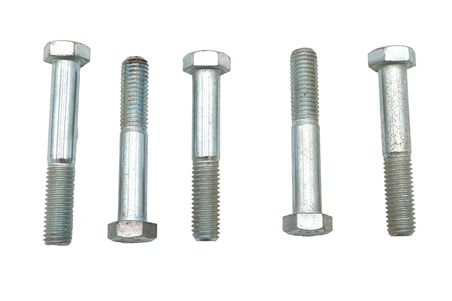 HARLEY Zinc Hex Cap Bolts 1/2 inch-13 x 3 inch Fits 0-  All, models
