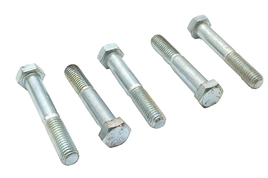 HARLEY Zinc Hex Cap Bolts 1/2 inch-13 x 3 inch Fits 0-  All, models