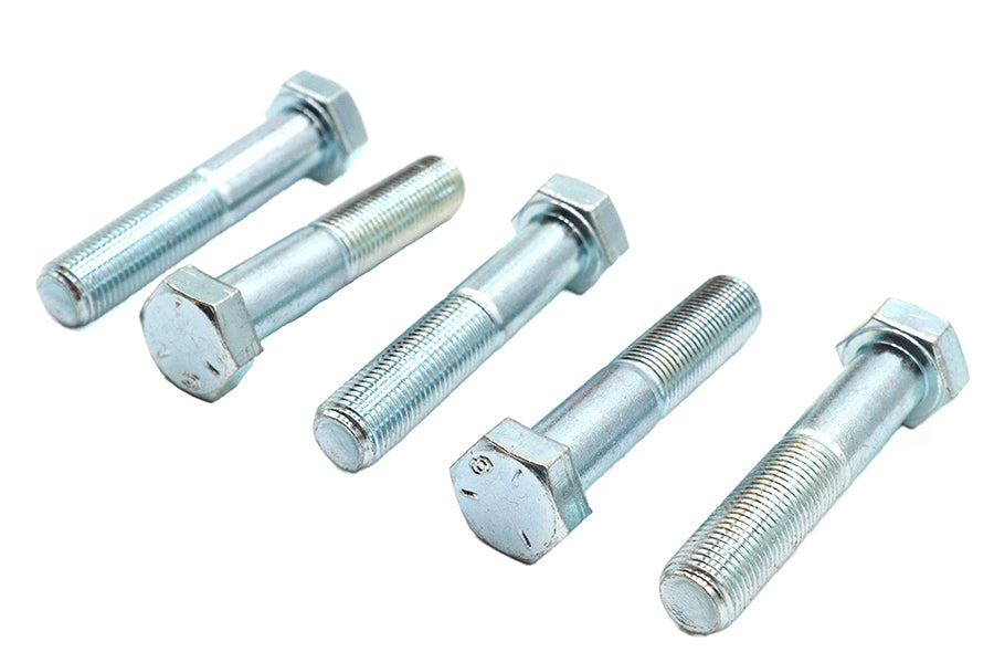 HARLEY Zinc Hex Cap Bolts 1/4 inch-28 x 1/2 inch Fits 0-  All, models