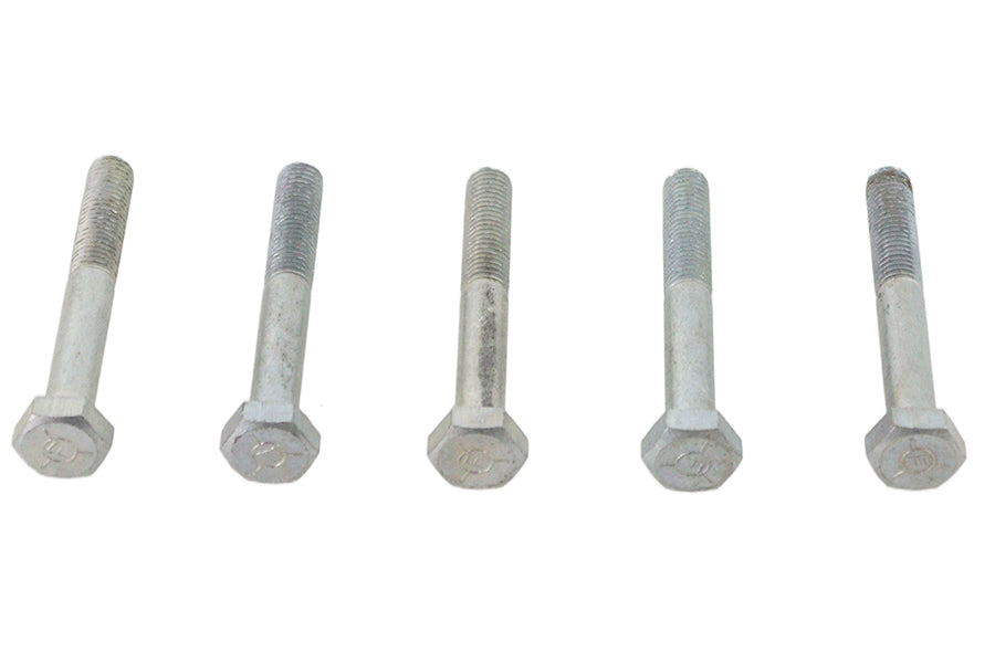 HARLEY Zinc Hex Cap Bolts 1/4 inch-28 x 1-7/8 inch fits 0-  All,