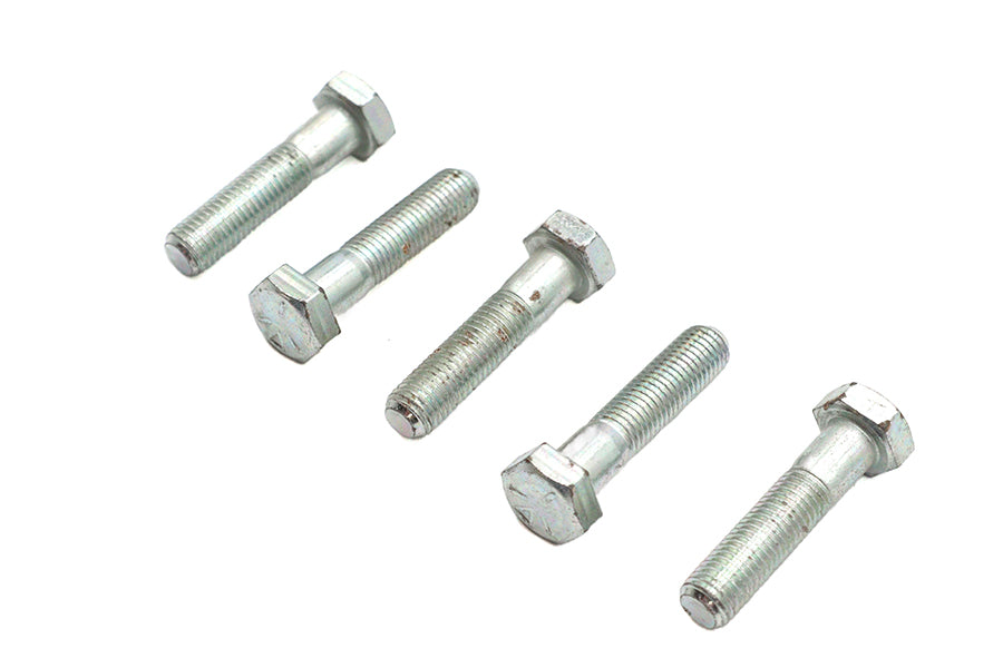 HARLEY Zinc Hex Cap Bolts 5/16 inch-24 x 1-3/8 inch Fits 0-  All, models