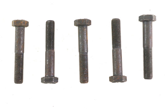 HARLEY Black Hex Cap Bolts 5/16 inch-24 x 1-7/8 inch Fits 0-  All, models