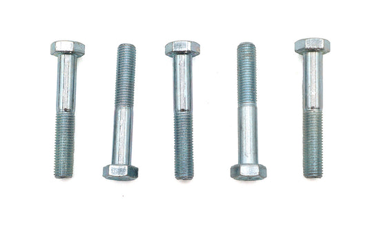 HARLEY Zinc Hex Cap Bolts 5/16 inch-24 x 2 inch Fits 0-  All, models