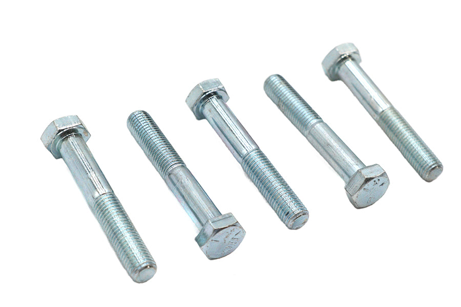 HARLEY Zink Sechskantschrauben 5/16 Zoll-24 x 2 Zoll Passend für 0- Alle, Modelle