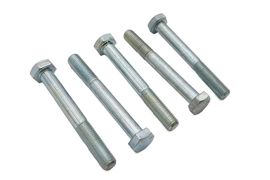 Zinc Hex Cap Bolts 5/16 inch-24 x 2-1/2 inch