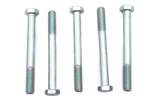 HARLEY Zinc Hex Cap Bolts 3/8 inch-24 x 3-1/2 inch Fits 0-  All, models