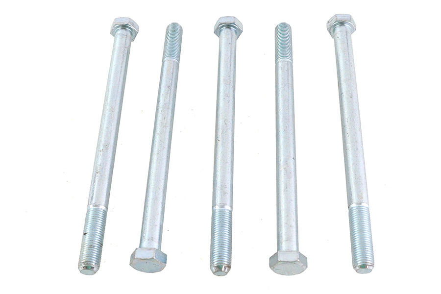 HARLEY Zinc Hex Cap Bolts 3/8 inch-24 x 5-1/2 inch fits 0-  All,