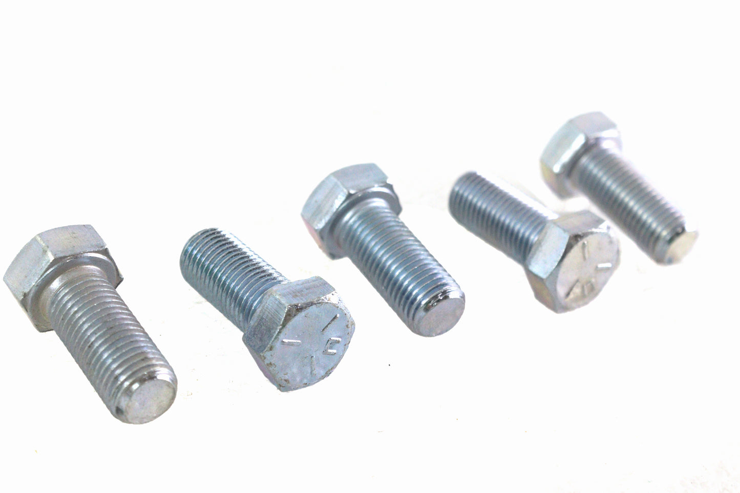 HARLEY Zinc Hex Cap Bolts 7/16 inch-20 x 1 inch fits 0-  All,