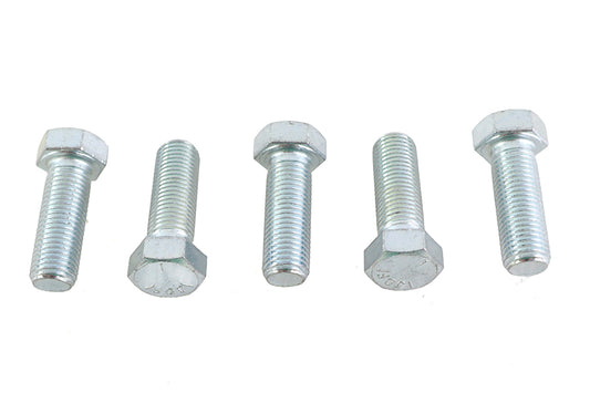 HARLEY Zinc Hex Cap Bolts 7/16 inch-20 x 1-1/4 inch fits 0-  All,