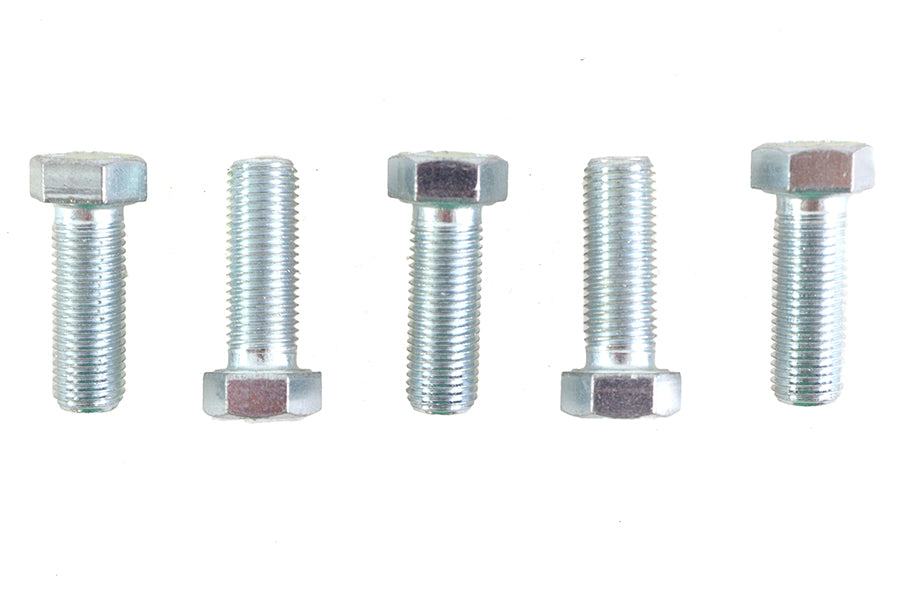 HARLEY Zinc Hex Cap Bolts 7/16 inch-20 x 1-1/4 inch fits 0-  All,