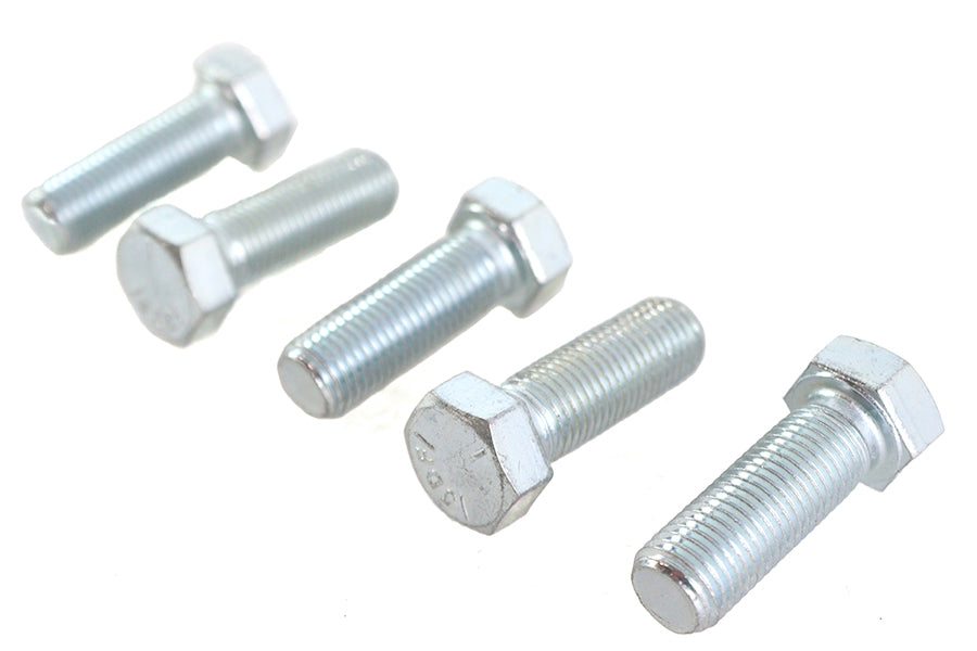 HARLEY Zinc Hex Cap Bolts 7/16 inch-20 x 1-1/4 inch fits 0-  All,